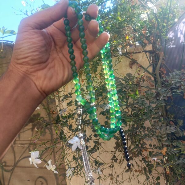 سبحه عقيق اخضر
