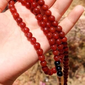 سبحة 3*1 عقيق احمر