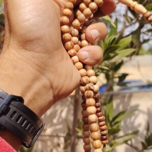 سبحه من خشب الزيتون 8ملي 100حبه 2 عداد