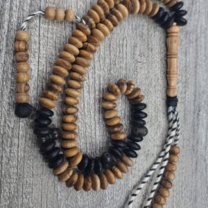 سبحة زيتون *ابانوس 100حبه10 ملي ترمسه