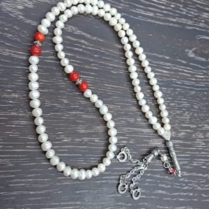 مسبحة لؤلؤ 99 حبة ٧ ملي