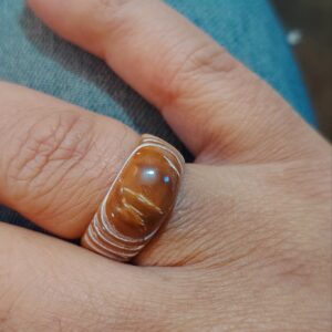 خاتم خشب من ثمرة الكوك